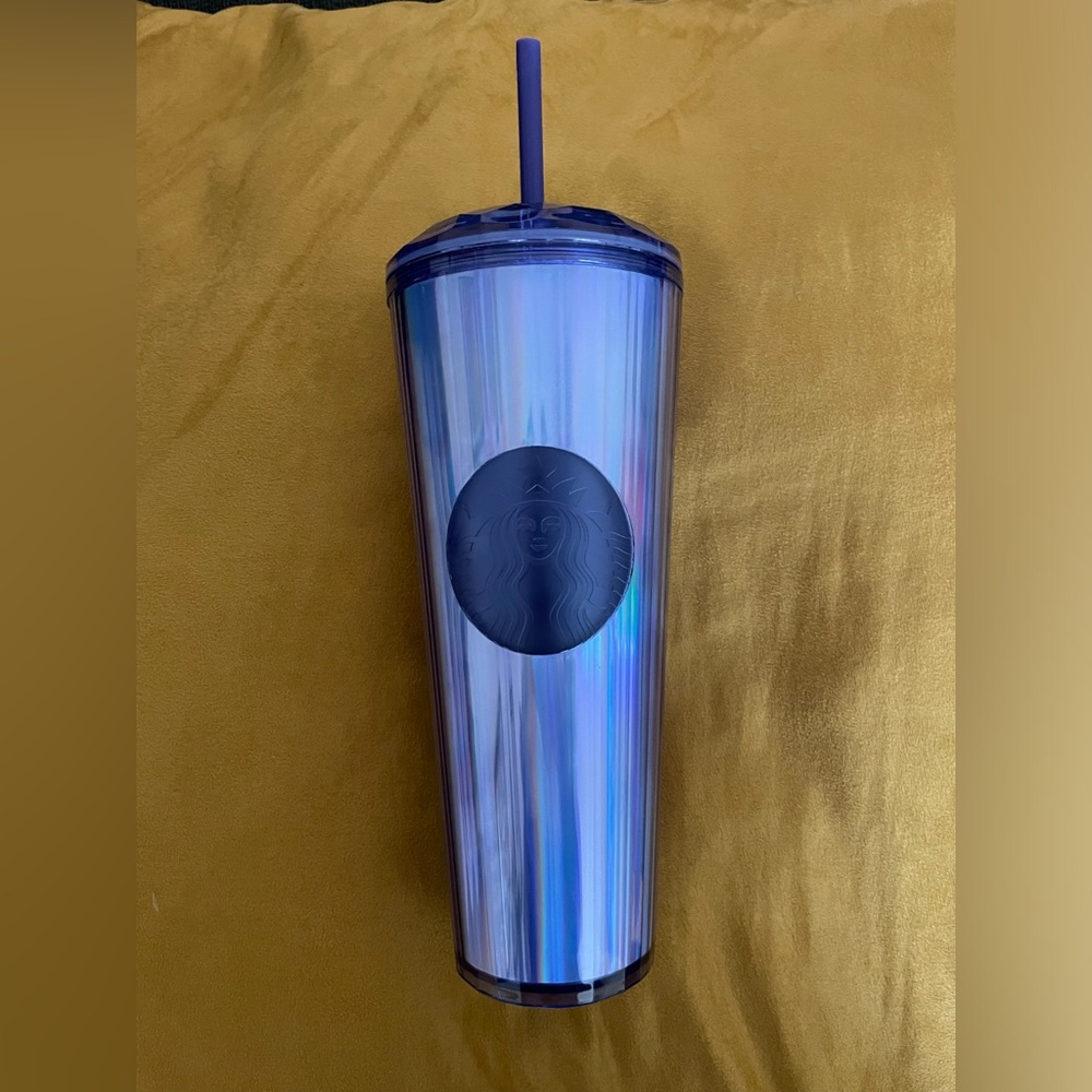 Starbucks tumbler periwinkle holographic cup